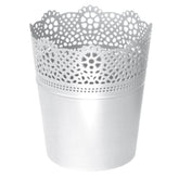 Prosperplast Lace Planter 16x16x18.5cm - White